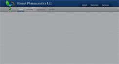 Desktop Screenshot of kismet-pharma.com