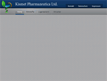 Tablet Screenshot of kismet-pharma.com